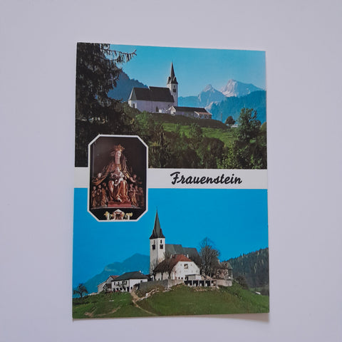 AK Gasthaus Pension Federlehner. Frauenstein 37. Klaus an der Steyr.