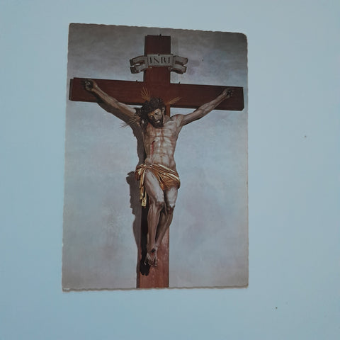 AK Pfarrkirche Frauenstein. Kruzifix.