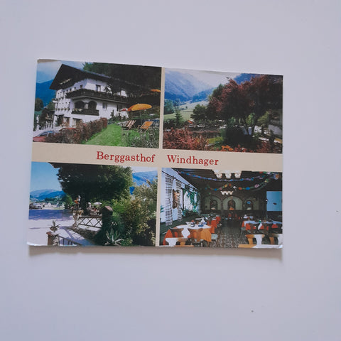 AK Molln. Berggasthof Windhager. Anton und Eleonora Kores. Breitenau 46.