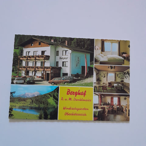 AK Roßleiten-Seebach 45. Pension und Jausenstation Berghof. Robert und Maria Dankmaier.