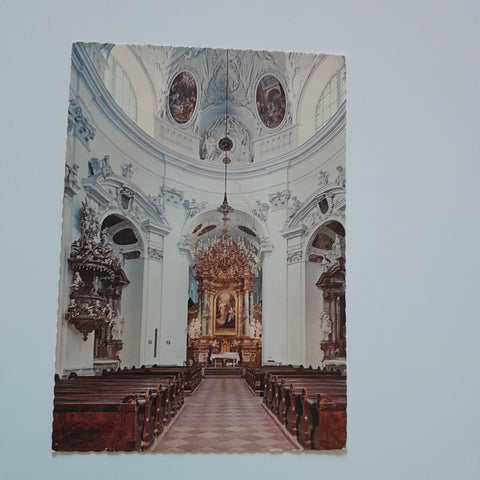 AK Servitenkirche - Pfarre Rossau. (Bezirk Alsergrund)