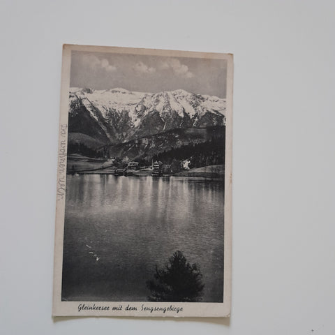 AK Gleinkersee mit dem Sengsengebirge.