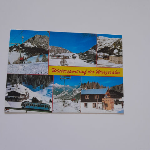 AK Wintersport auf der Wurzeralm. Spital am Pyhrn.