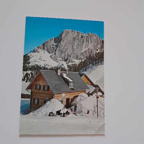 AK Spital am Phyrn. Wiederlechnerhütte mit Stubwieswipfel auf der Wurzeralm.