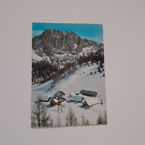 AK Schidorf Wurzeralm mit Stubwieswipfel bei Spital am Pyhrn.