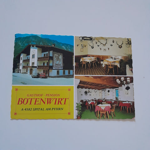 AK Spital am Pyhrn. Gasthof Pension Botenwirt. Inhaber: Josef u. Johanna Afritsch.