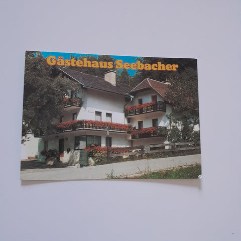 AK Spital am Pyhrn 163. Frühstückspension Seebacher.