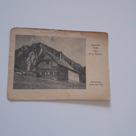 AK Gowilalm Hütte mit gr. Pyhrgas. Spital am Pyhrn.