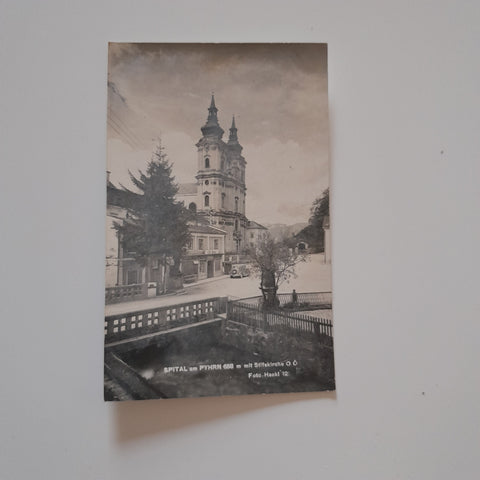 AK Spital am Pyhrn mit Stiftskirche.