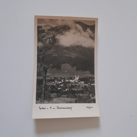 AK Spital am Pyhrn mit Schwarzenberg. (1937)