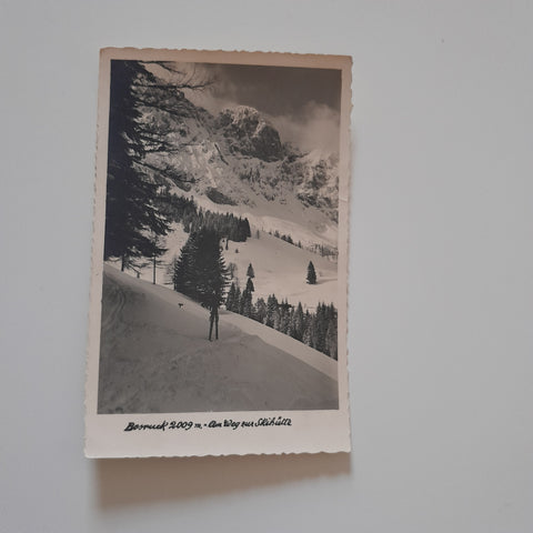 AK Bosruck. Am Weg zur Skihütte.