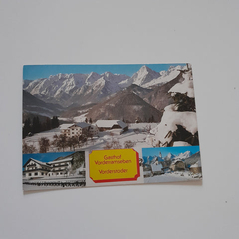AK Vorderstoder. Gasthof Vorderramseben. Ernst und Rosa Lindbichler.