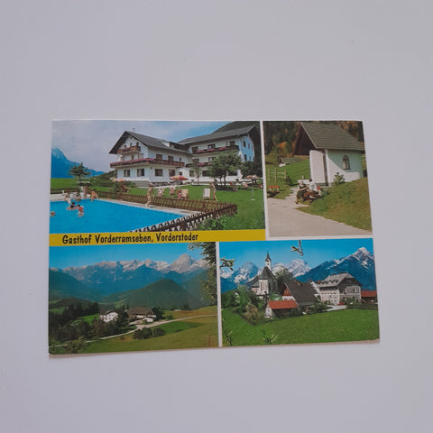AK Vorderstoder. Gasthof Vorderramseben. Ernst und Rosa Lindbichler.