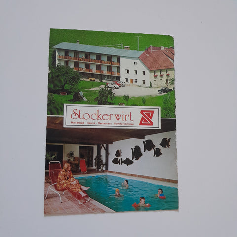 AK Vorderstoder. Pension Stockerwirt. Familie Ramsebner.