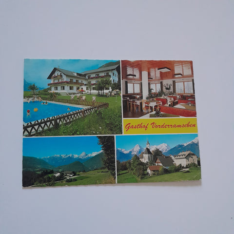 AK Vorderstoder. Gasthof Pension Vorderramseben. Ernst u. Rosa Lindbichler.