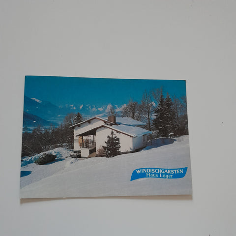 AK Windischgarsten. Haus Löger. Bes. E.E. Löger. Dambach 124.