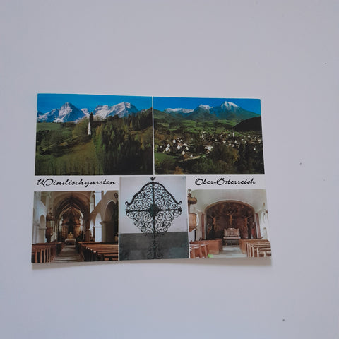 AK Windischgarsten. Kalvarienberg und Pfarrkirche.