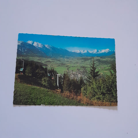 AK Windischgarsten. Sessellift mit Totem Gebirge und Warscheneck.