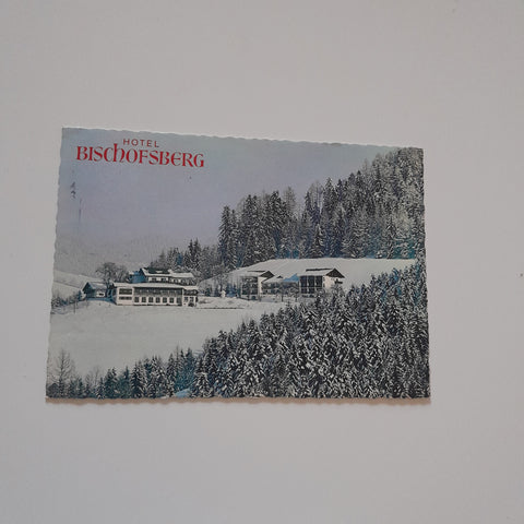 AK Windischgarsten. Hotel Bischofsberg. Elfriede und Herbert Löger.