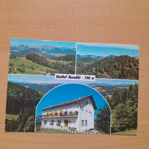 AK St. Pankrazen-Gschnaidt 78. Gasthof - Joh. Benedikt.