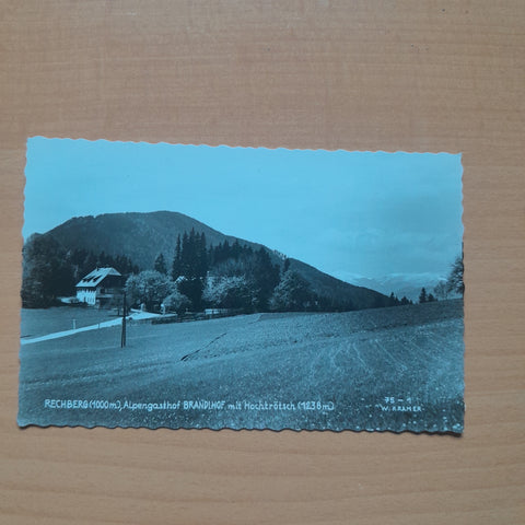 AK Rechberg, Alpengasthof Brandlhof mit Hochtrötsch.