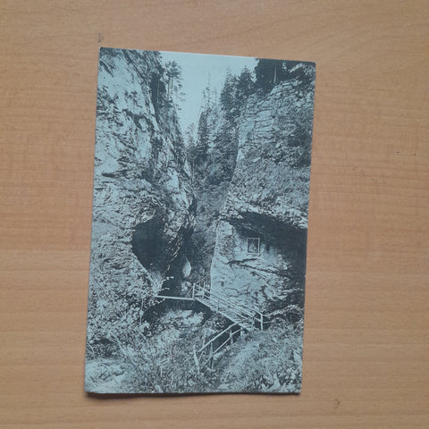 AK Der Grazer Alpenclub-Steig durch die Bärenschützklamm. (1911-12)