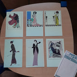 Reprint Mäppchen Mode 12 Ansichtskarten der Wiener Werkstätte.