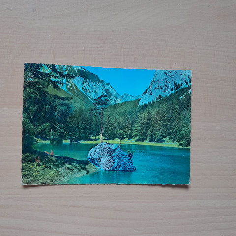 AK Tragöß Oberort. Grüner See.