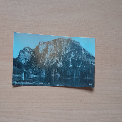 AK Tragöss, Kreuzteich mit Pribitz.