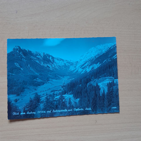 AK Blick vom Seeberg auf Seebergstraße und Dullwitz.