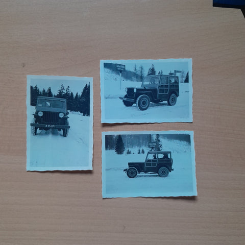 3 Fotos Seeberg Passhöhe (09.04.1949)