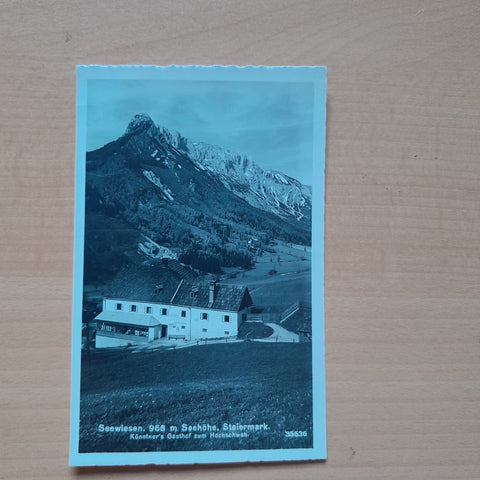 AK Seewiesen. Künstner's Gasthof zum Hochschwab. (1942)