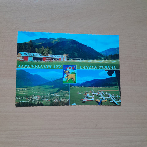 AK Alpenflugplatz Lanzen Turnau.