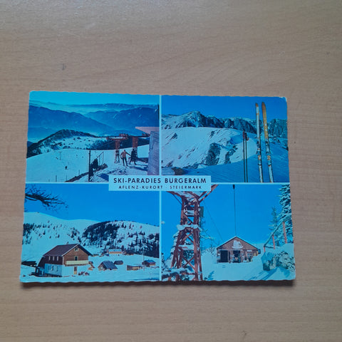 AK Aflenz – Kurort. Ski-Paradies Bürgeralm.