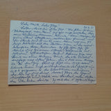 Postkarte. Absender Edith Bauer, Aflenz, Haus Rainer an Buckdruckerei Alex Bauer, Graz.