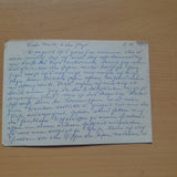 Postkarte. Absender Edith Bauer, Aflenz, Haus Rainer an Buckdruckerei Ch. Bauer, Graz.