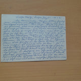 Postkarte. Absender Edith Bauer, Aflenz, Haus Rainer an Buckdruckerei Alex Bauer, Graz.