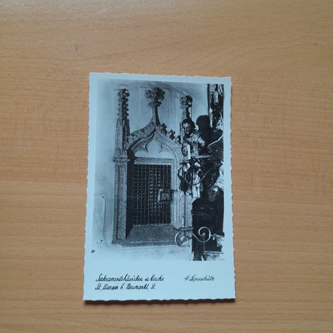 AK Sakramentshäuschen in Kirche St. Marein bei Neumarkt.