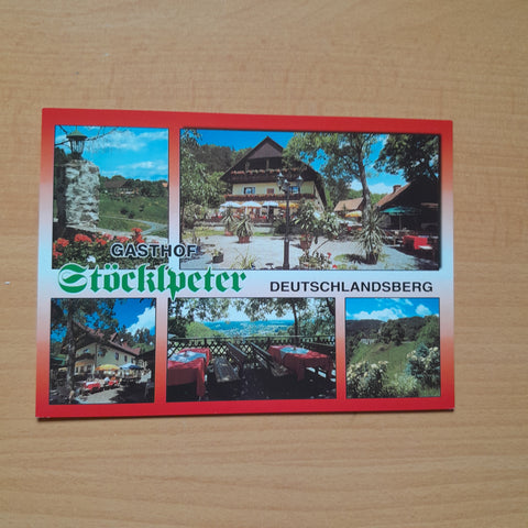 AK Deutschlandsberg. Gasthof Stöcklpeter. Familie Jauk-Wieser.