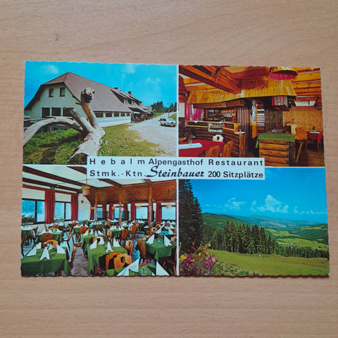 AK Alpengasthof Steinbauer. Hebalm. Pack 68.