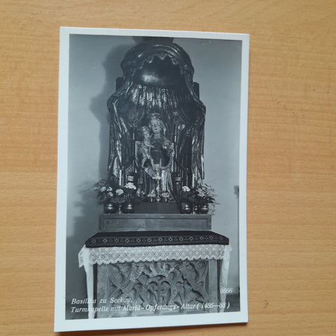 AK Basilika zu Seckau. Turmkapelle mit Mariä-Opferungs-Altar.