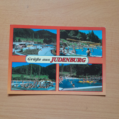 AK Grüße aus Judenburg. Neues Erlebnisbad.