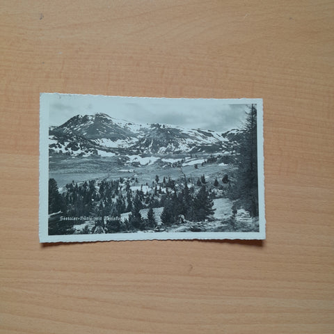 AK Seetaler-Hütte mit Kreiskogel. (1941)