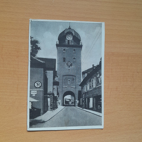 AK Leoben Stadtturm. (1948)