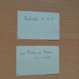 2 Fotos Polster, Präbichl (1949)
