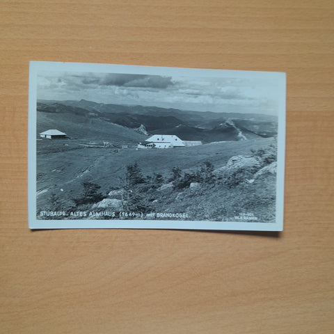AK Stubalpe Altes Almhaus mit Brandkogel.