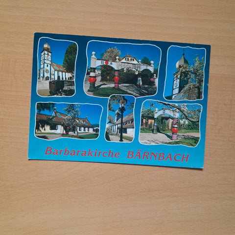 AK Barbarakirche Bärnbach.