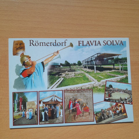 AK Wagna. Römerdorf Flavia Solva.