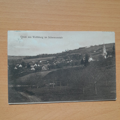 AK Gruss aus Wolfsberg im Schwarzauzale.