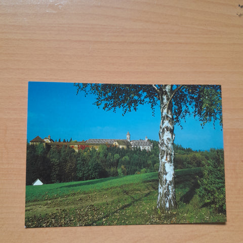AK Fehring. Benediktinerinnen Abtei St. Gabriel. Burg Bertholstein.